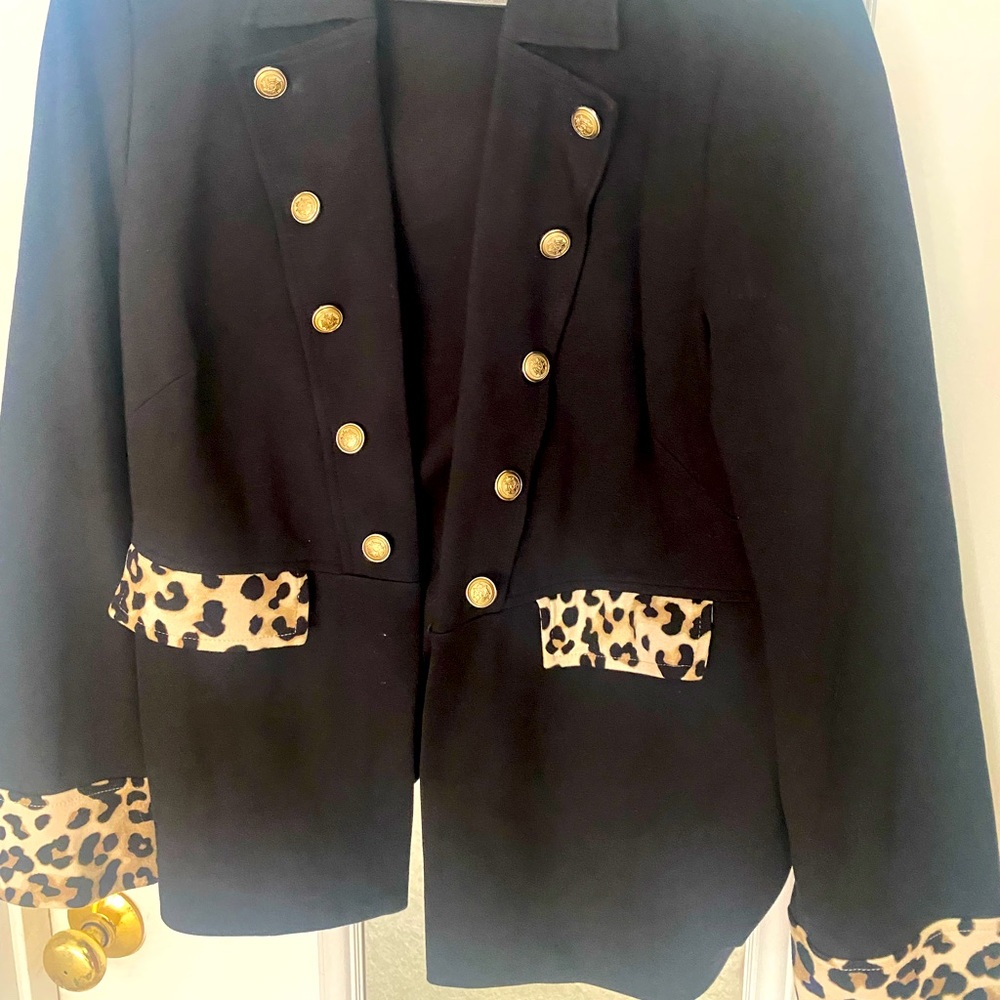 Flashy jacket …dresses up every outfit